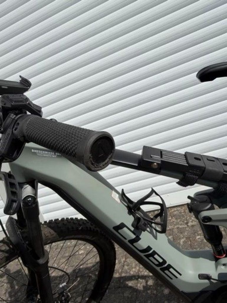 Used CUBE Stereo Shimano Dura Ace Di2 2023 Mountainbike, Light Gray — image 6 of 12