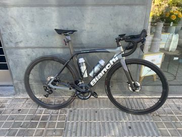 Gebrauchtes Bianchi Oltre XR3 105/ULT 2024 Road & Gravel, Hellgrau — Bild 8 von 9