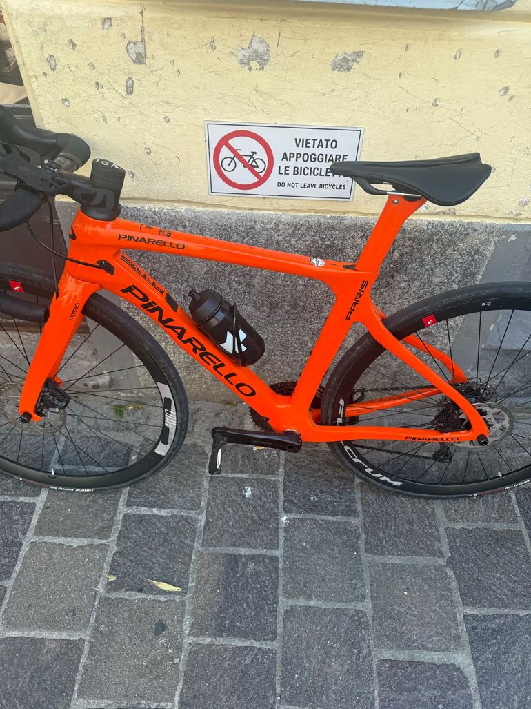Used Pinarello Paris Shimano 105 2022 Road & Gravel, Orange — image 5 of 6