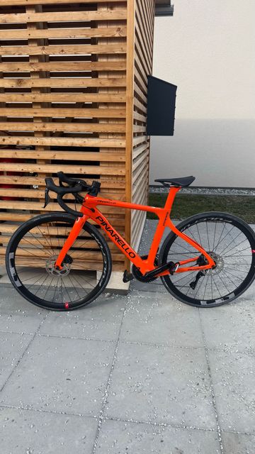 Used Pinarello Paris Shimano 105 2022 Road & Gravel, Orange — image 1 of 6