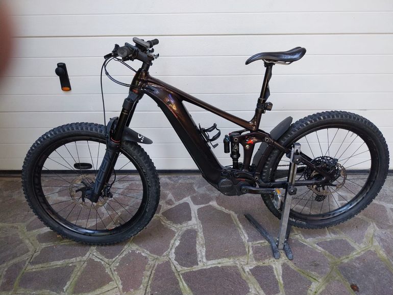 Used Giant Reign E+ 2 2023 2023 Mountainbike, Purple, 27.5 — image 1 of 9