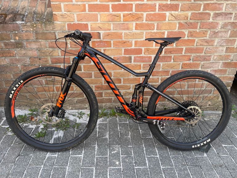 Used Scott Spark RC 900 Comp 2018 2018 Mountainbike, Orange, 29 — image 6 of 8