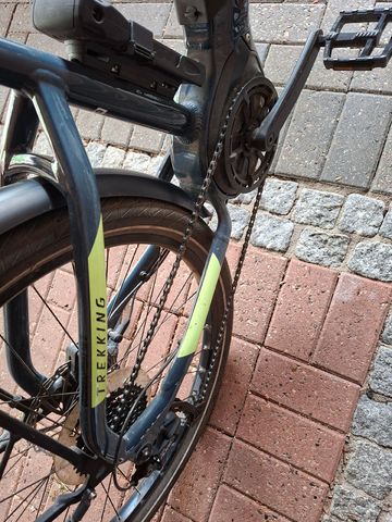 Gebrauchtes Haibike Trekking 5 2021 2021 Urban, Blau — Bild 4 von 5