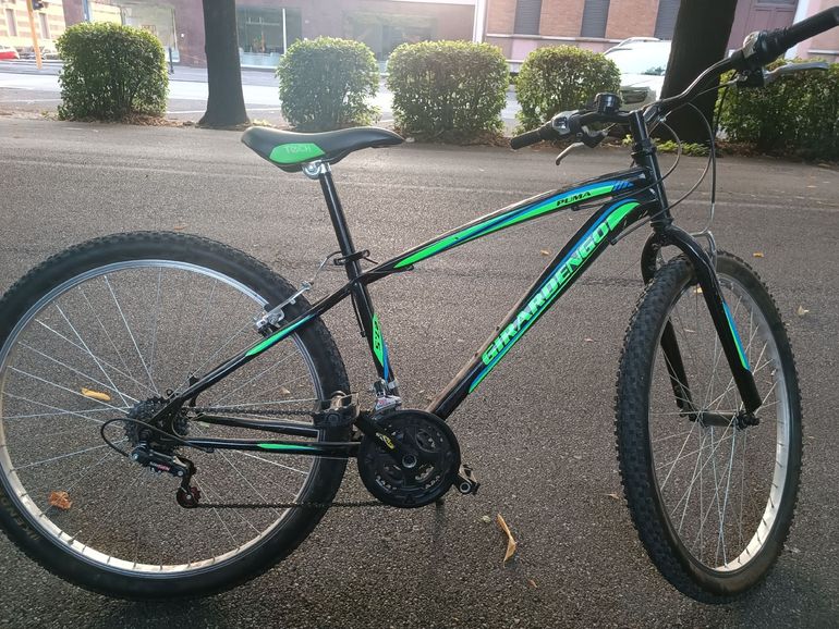 Gebrauchtes Girardengo Custom Shimano Tourney 2023 Mountainbike, Grün — Bild 5 von 6