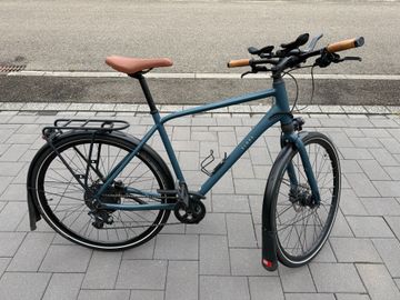 Used DECATHLON Vélo taf / ville DECATHLON Elops 900 longue distance 2022 Urban, Blue — image 1 of 13