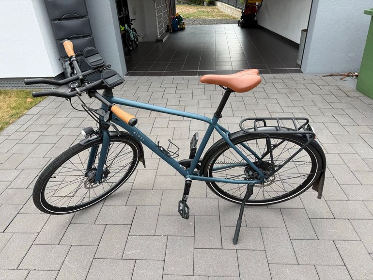 Used DECATHLON Vélo taf / ville DECATHLON Elops 900 longue distance 2022 Urban, Blue — image 2 of 13