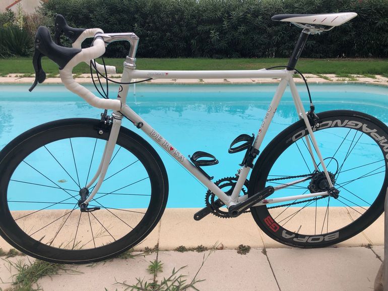 Used De Rosa Custom Campagnolo Super Record 1991 Road & Gravel, White — image 2 of 19