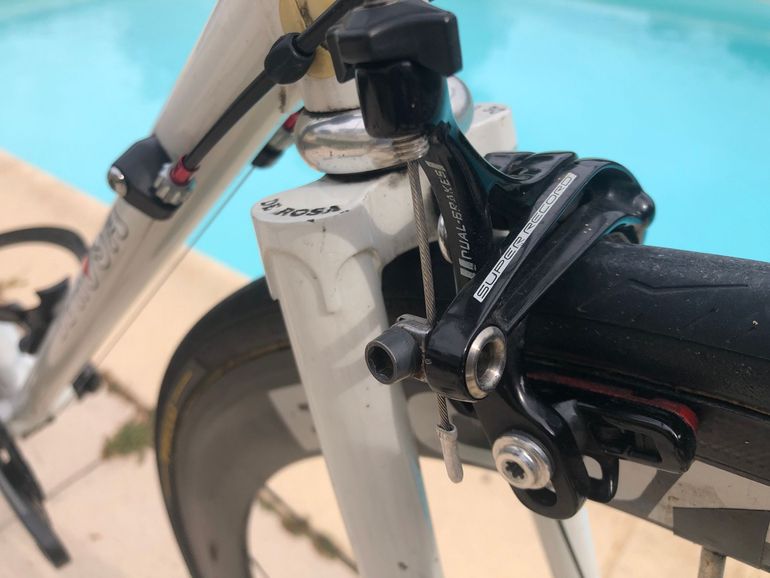 Used De Rosa Custom Campagnolo Super Record 1991 Road & Gravel, White — image 7 of 19