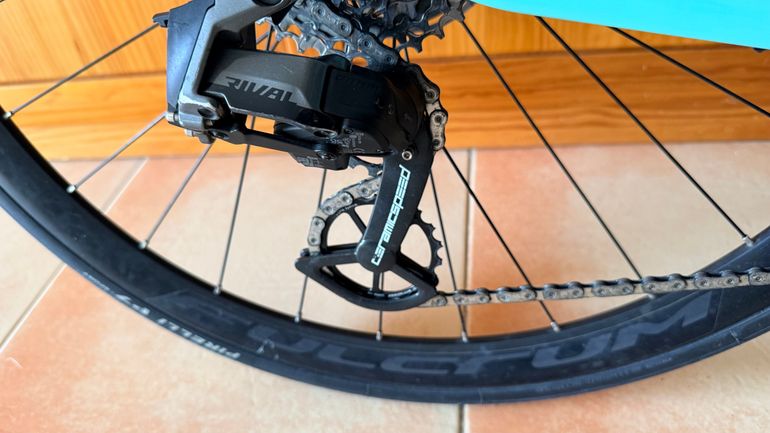 Gebrauchtes Bianchi Aria SRAM Rival eTap AXS 2023 Road & Gravel, Blau — Bild 3 von 8