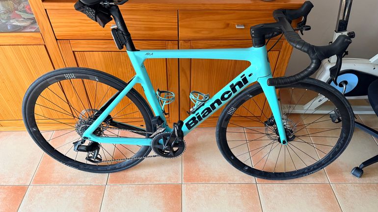 Gebrauchtes Bianchi Aria SRAM Rival eTap AXS 2023 Road & Gravel, Blau — Bild 8 von 8