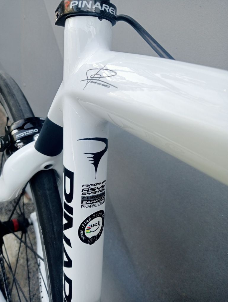 Used Pinarello Razha Campagnolo Super Record 2020 Road & Gravel, White — image 3 of 5