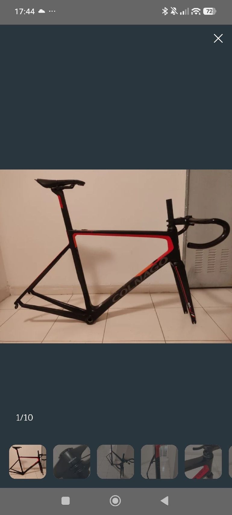 Used Colnago Custom Frameset 2020 Road & Gravel, Black — image 10 of 10