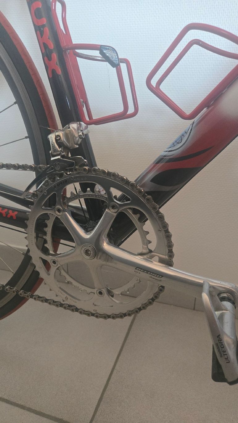 Used Eddy Merckx Team SC - Campagnolo Record 2003 Road & Gravel, Red — image 2 of 16