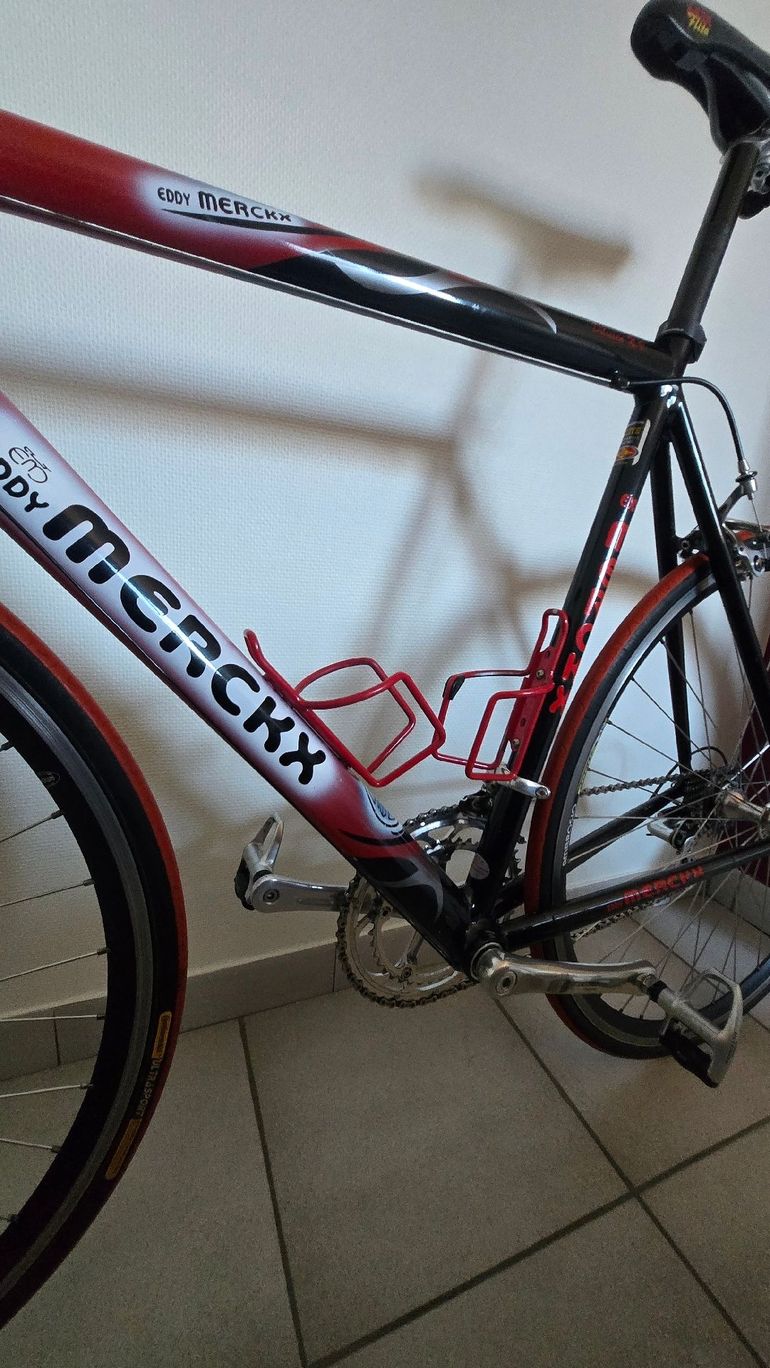 Used Eddy Merckx Team SC - Campagnolo Record 2003 Road & Gravel, Red — image 5 of 16
