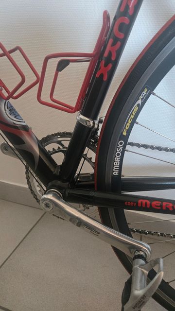 Used Eddy Merckx Team SC - Campagnolo Record 2003 Road & Gravel, Red — image 13 of 16