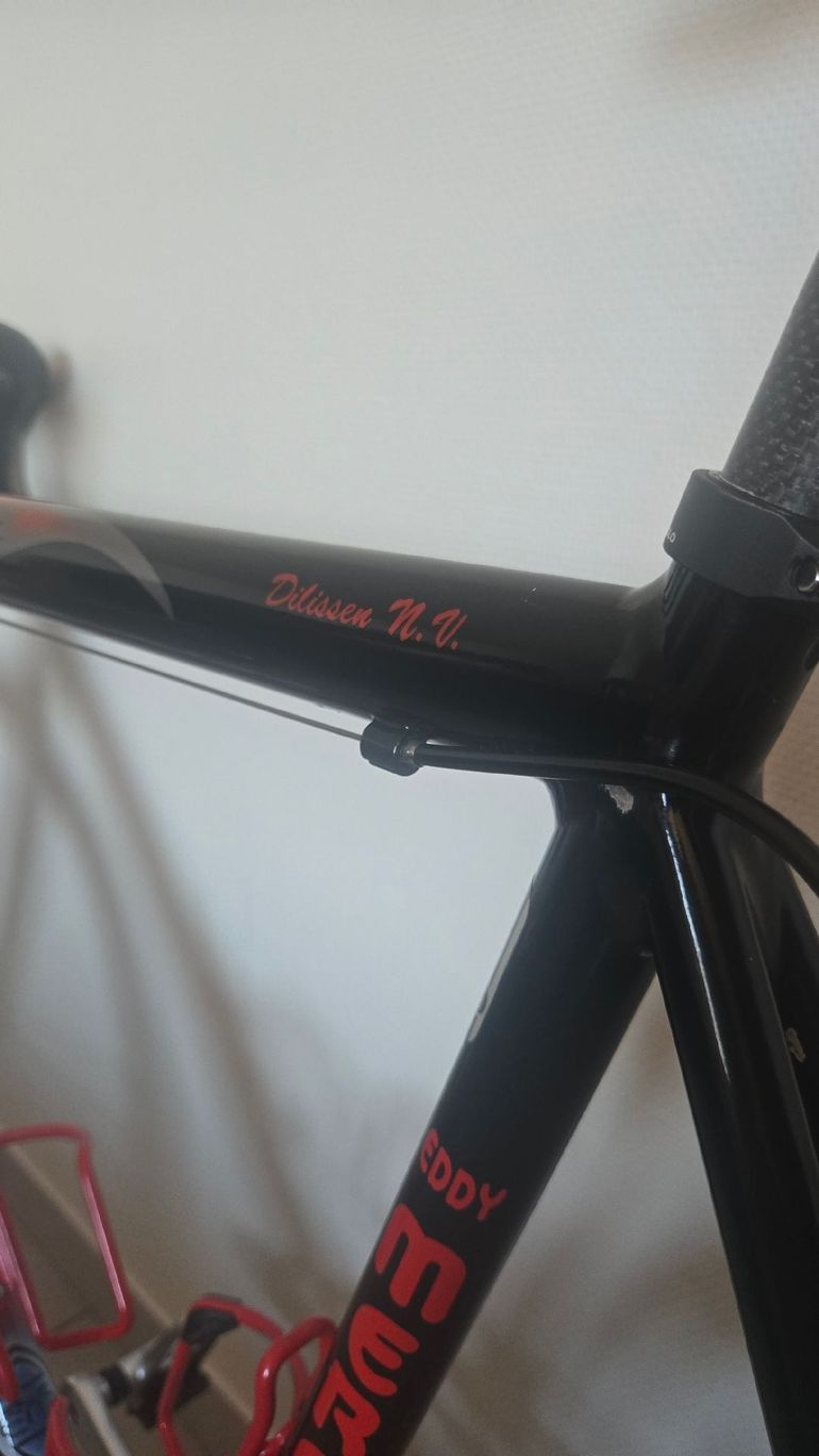 Used Eddy Merckx Team SC - Campagnolo Record 2003 Road & Gravel, Red — image 10 of 16