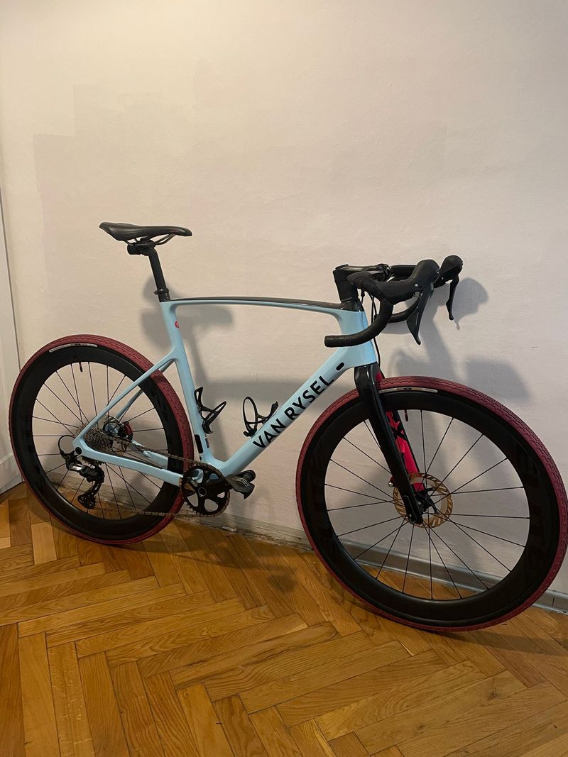 Used Van rysel Cyclocross Fahrrad RCX 2 Shimano GRX 12S hellblau 2025 2025 Road & Gravel