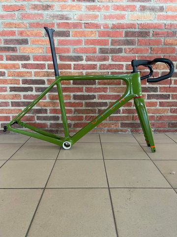 Used Open U.P Frameset 2026 Road & Gravel, Green — image 1 of 6