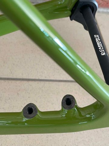 Used Open U.P Frameset 2026 Road & Gravel, Green — image 4 of 6