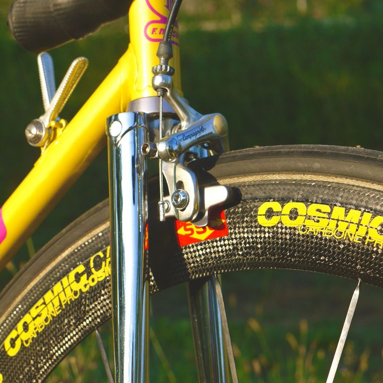 Used Francesco Moser Custom Campagnolo Veloce 1990 Road & Gravel, Orange — image 3 of 7