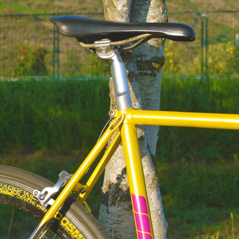 Used Francesco Moser Custom Campagnolo Veloce 1990 Road & Gravel, Orange — image 4 of 7