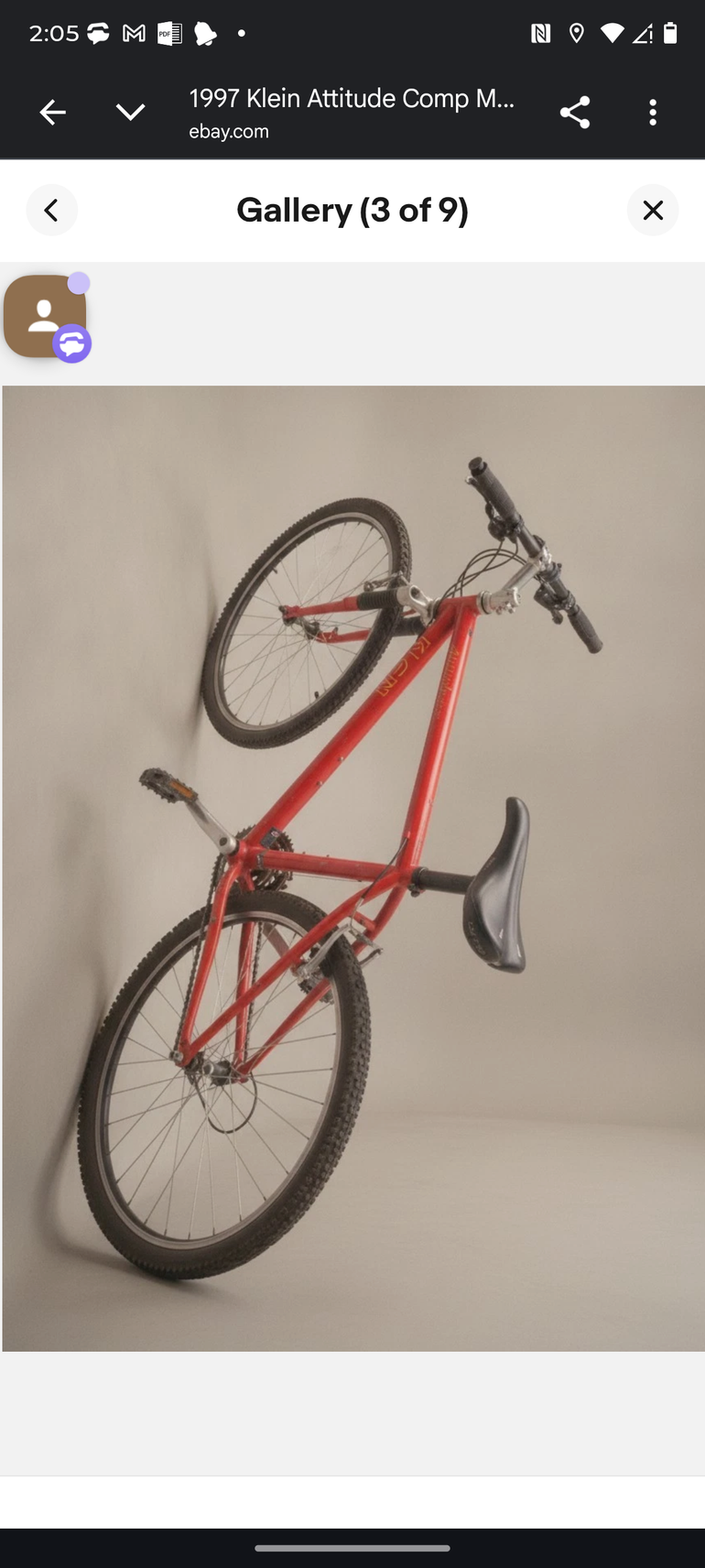Used Klein Attitude Comp 1997 Mountainbike, Orange — image 3 of 5