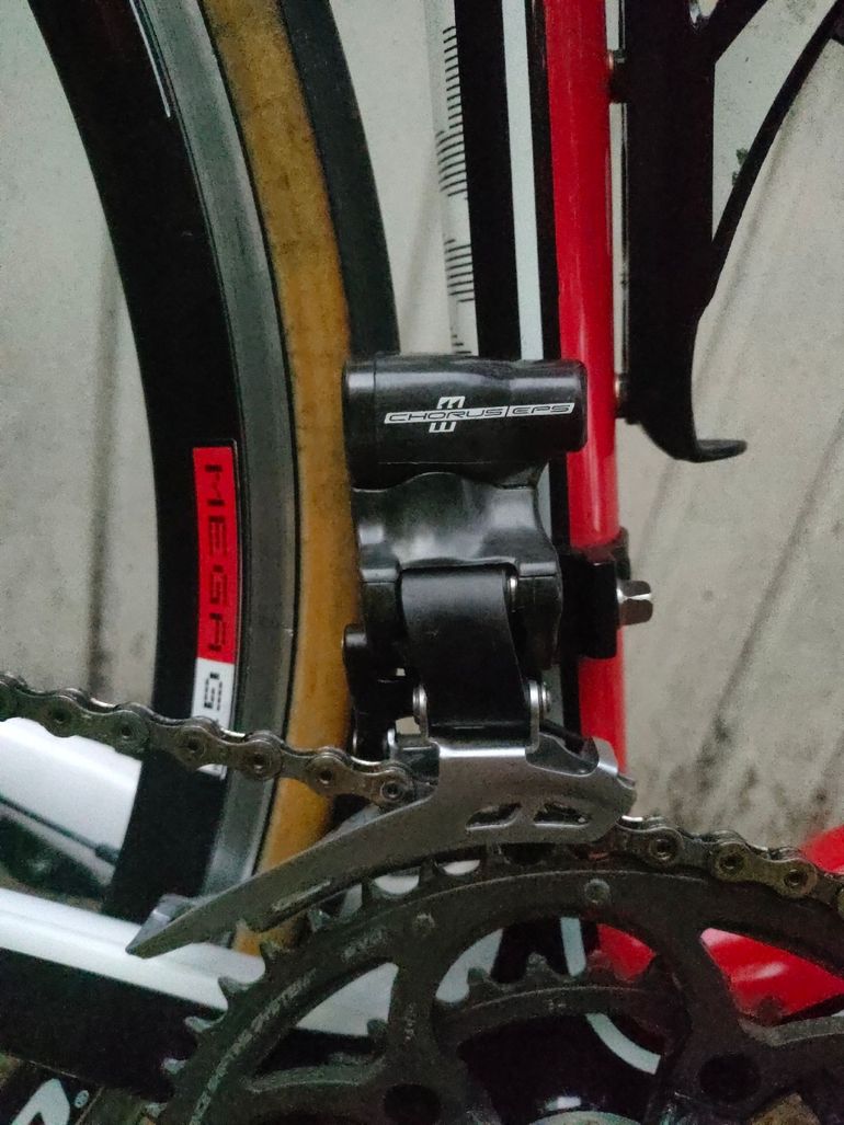 Used Eddy Merckx Custom Campagnolo Athena EPS 2012 Road & Gravel, Red — image 3 of 14