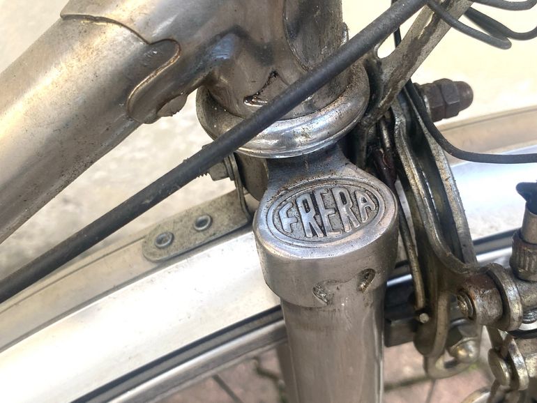 Used Frera Italian Steel ‘60s Retromod 1975 Urban, Light Gray — image 5 of 14