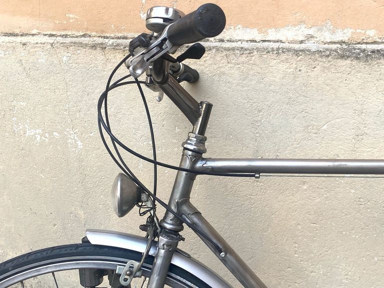 Used Frera Italian Steel ‘60s Retromod 1975 Urban, Light Gray — image 12 of 14