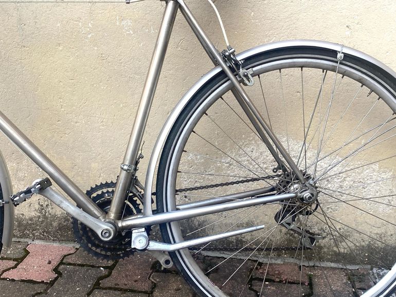 Used Frera Italian Steel ‘60s Retromod 1975 Urban, Light Gray — image 13 of 14
