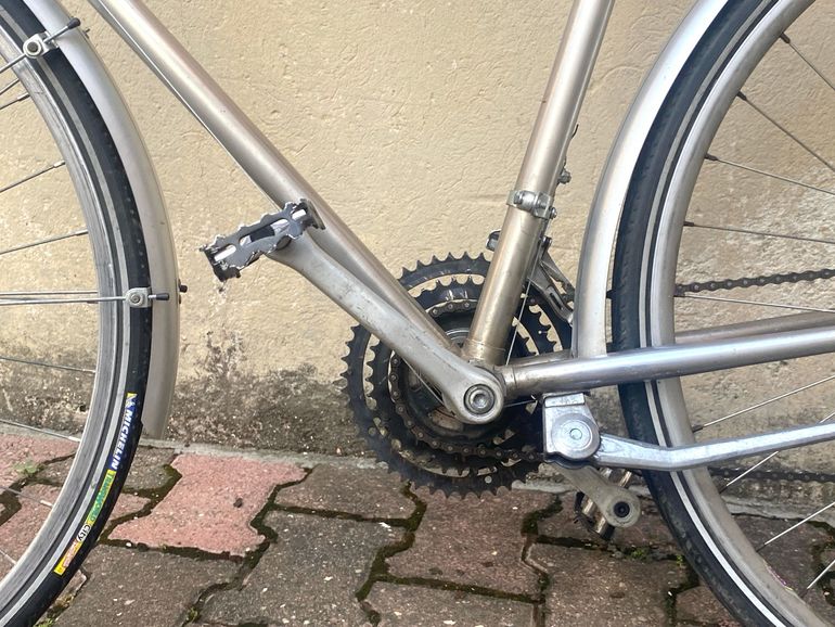 Used Frera Italian Steel ‘60s Retromod 1975 Urban, Light Gray — image 11 of 14