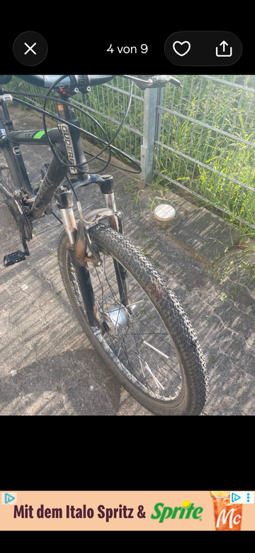 Used Gudereit Custom Shimano Acera 2017 Mountainbike, Black — image 2 of 7