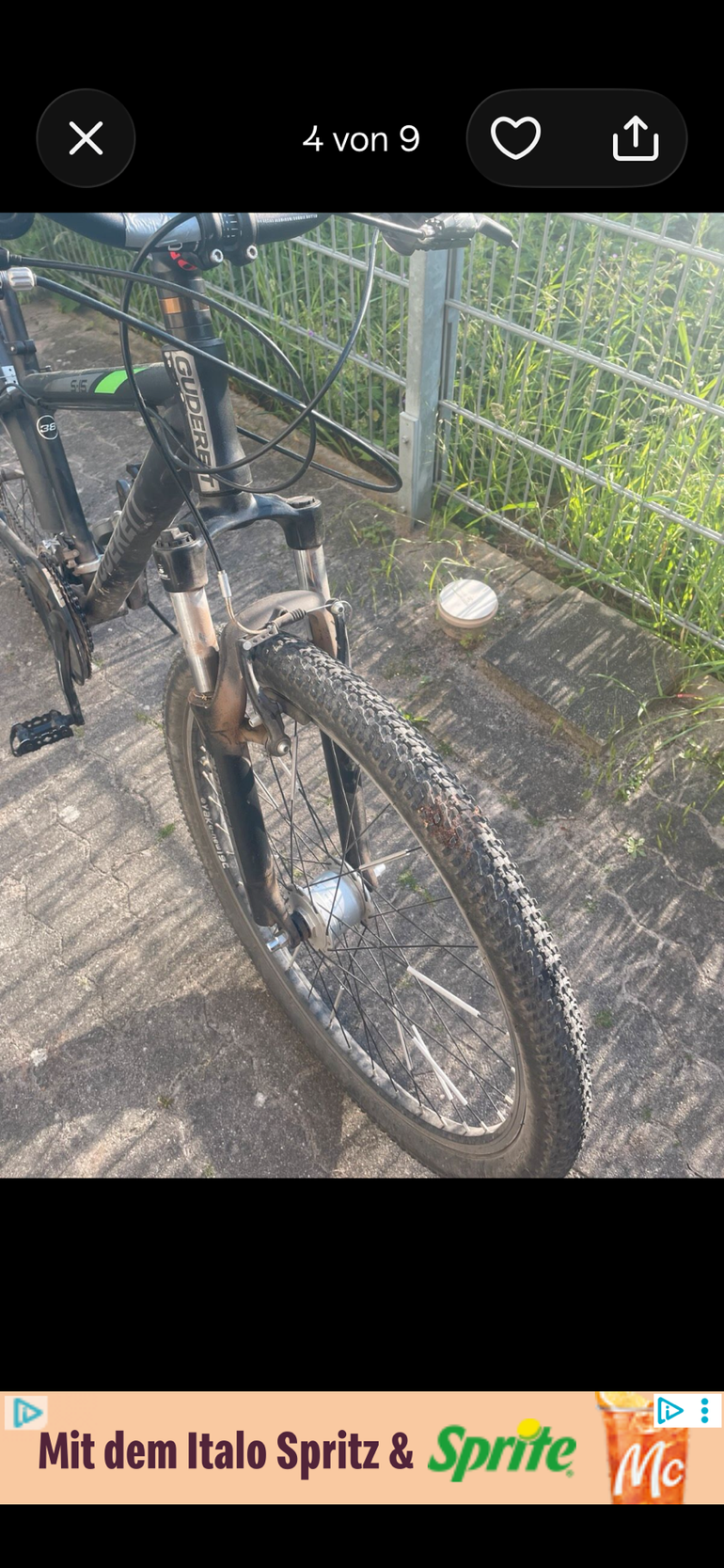 Used Gudereit Custom Shimano Acera 2017 Mountainbike, Black — image 2 of 7