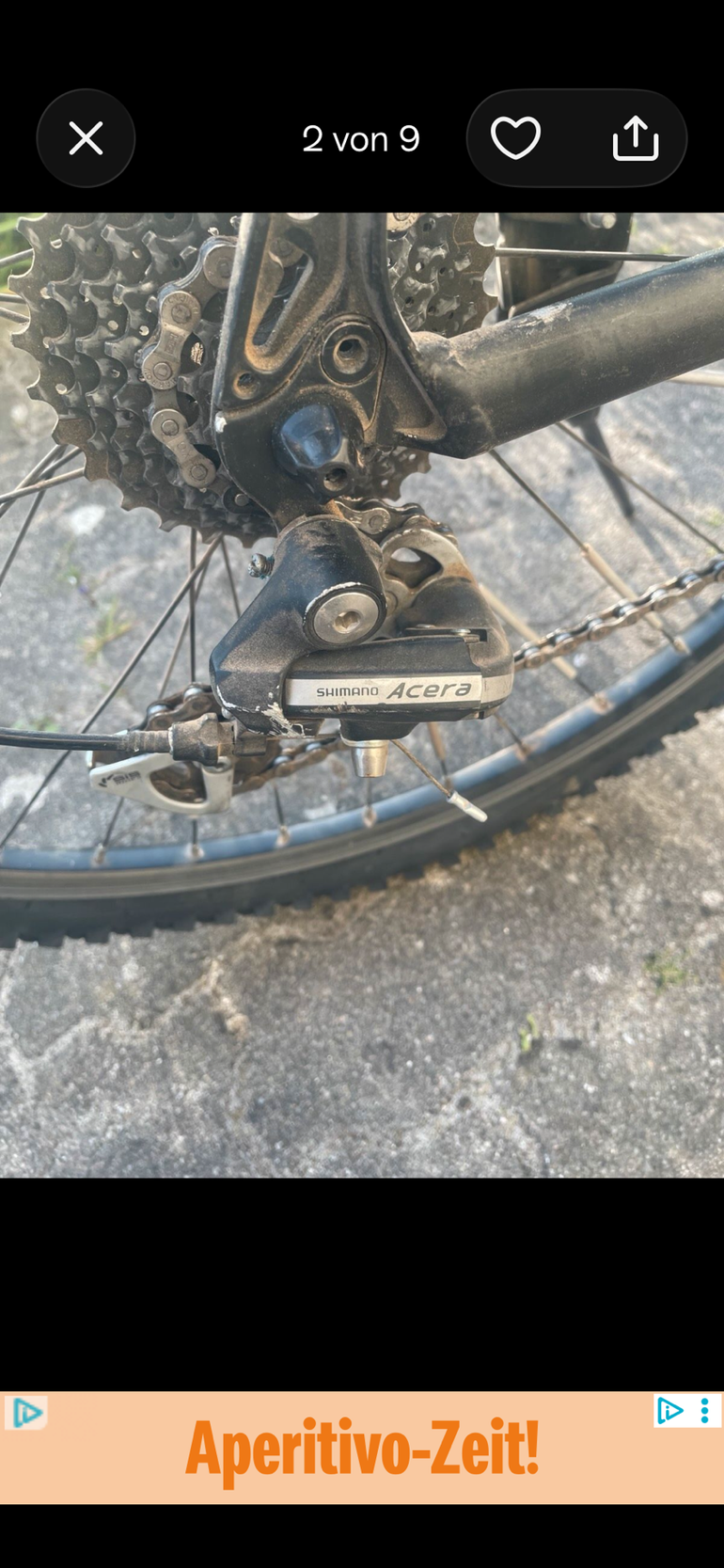 Used Gudereit Custom Shimano Acera 2017 Mountainbike, Black — image 3 of 7