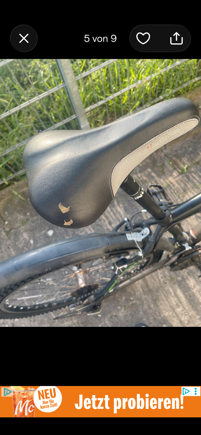 Used Gudereit Custom Shimano Acera 2017 Mountainbike, Black — image 6 of 7
