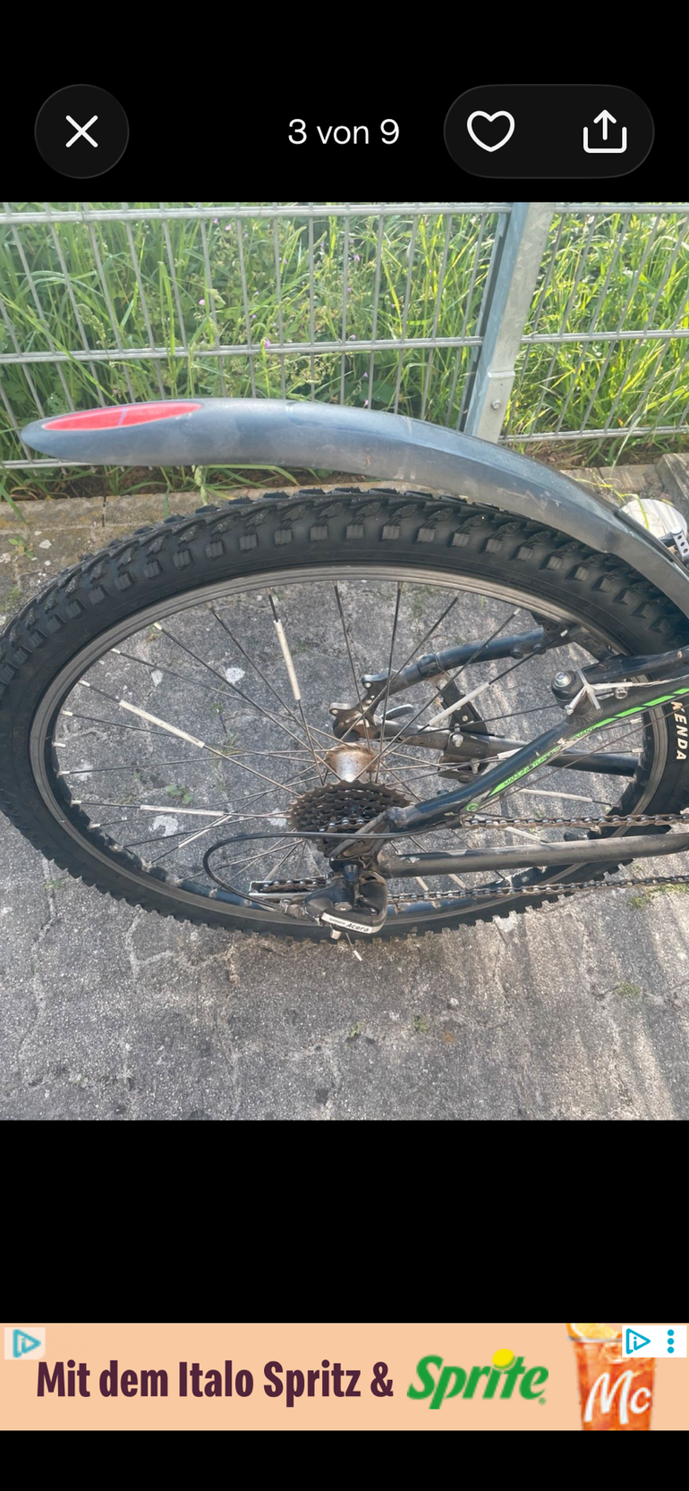 Used Gudereit Custom Shimano Acera 2017 Mountainbike, Black — image 7 of 7