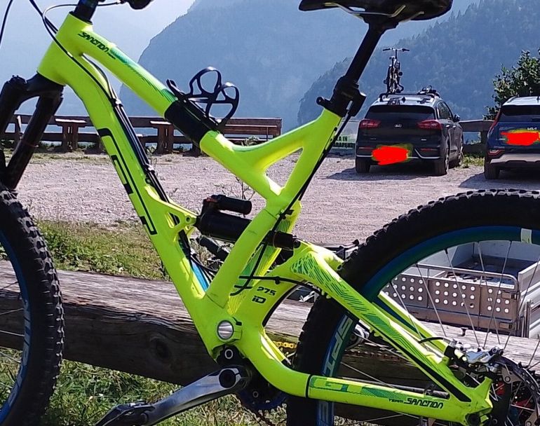 Used GT Sanction Frameset 2016 Mountainbike, Orange — image 2 of 9