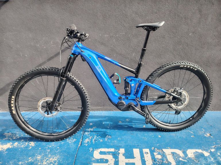 Used GIANT TRANCE X E+2 PRO 29 2023 Mountainbike, Blue — image 2 of 12