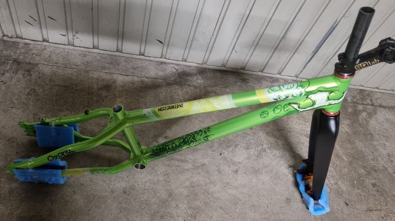 Used Ozonys Custom Frameset 2022 Mountainbike, Green — image 3 of 4
