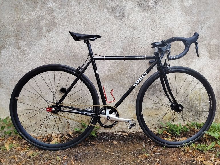 Used Surly Steamroller Single Speed / Fixed Gear 2024 Road & Gravel, Black — image 2 of 10