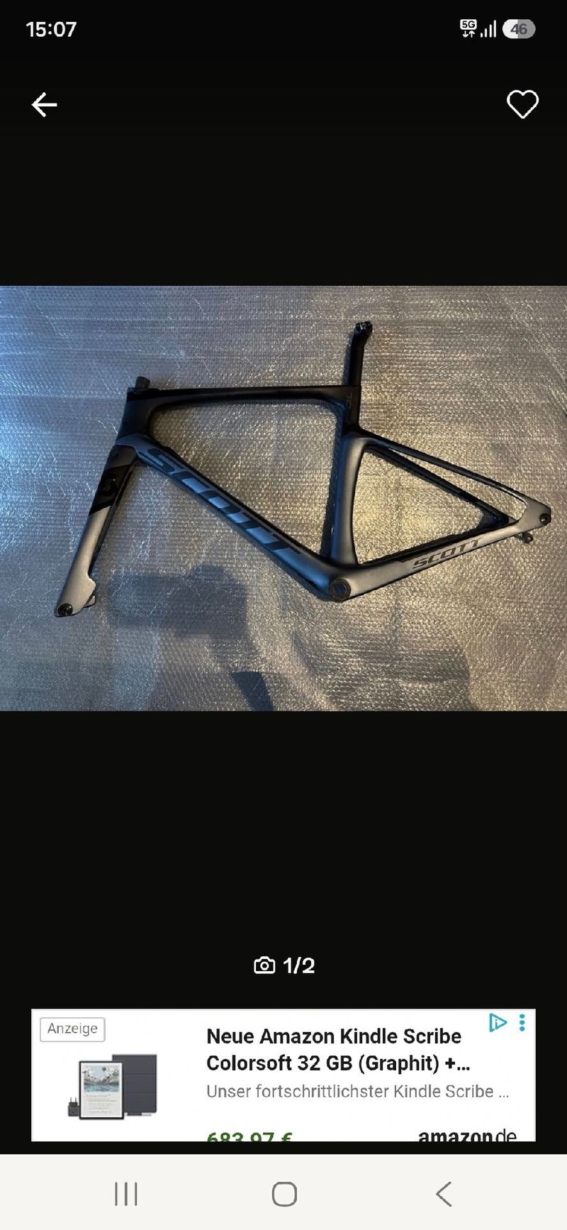 Scott Foil Premium 2020 Frameset 2020 Road & Gravel usato