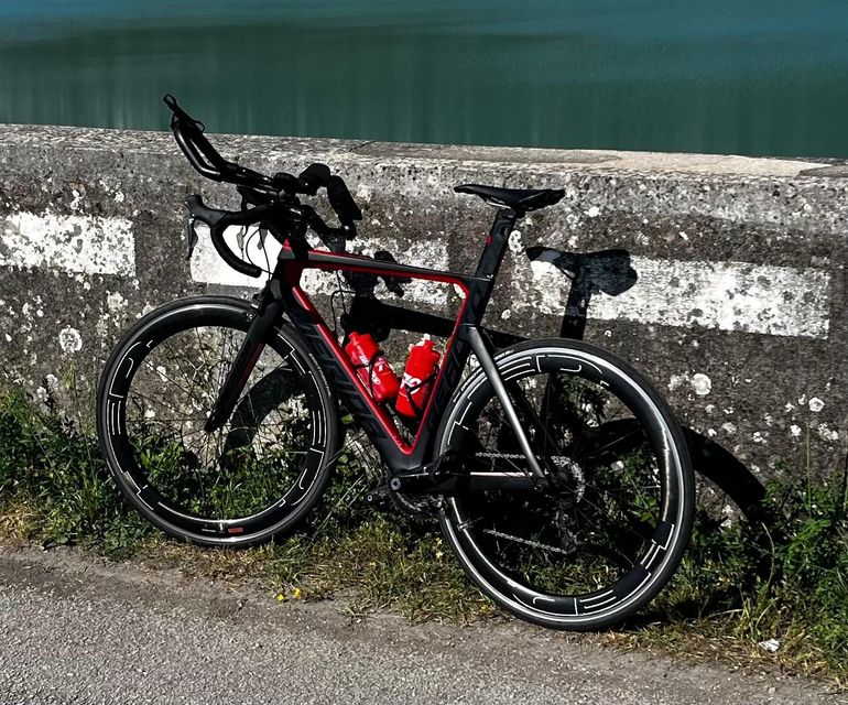 Used Merida REACTO 7000-E 2017 2017 Road & Gravel, Red — image 2 of 3
