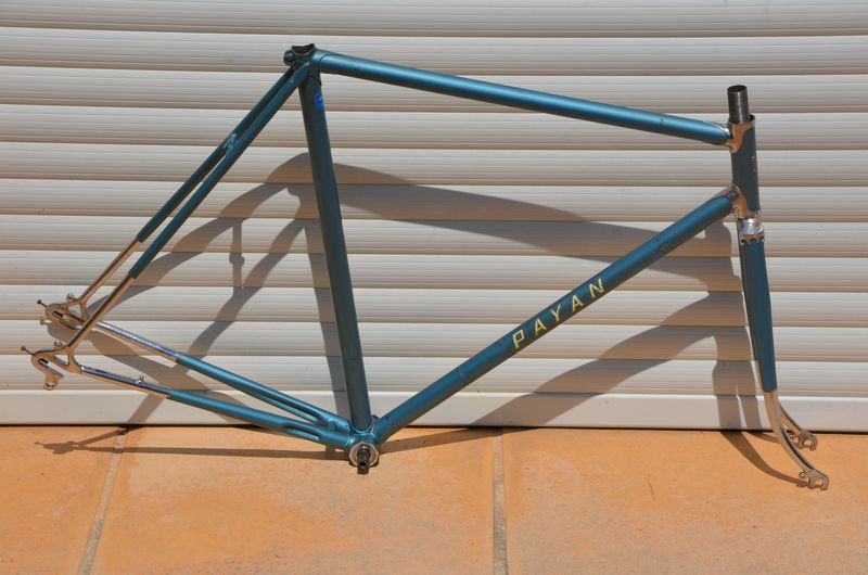 Used Payan Vintage Payan Road Racing Bicycle Frame And Fork In Oria Steel Tubing Frameset 1974 Road & Gravel