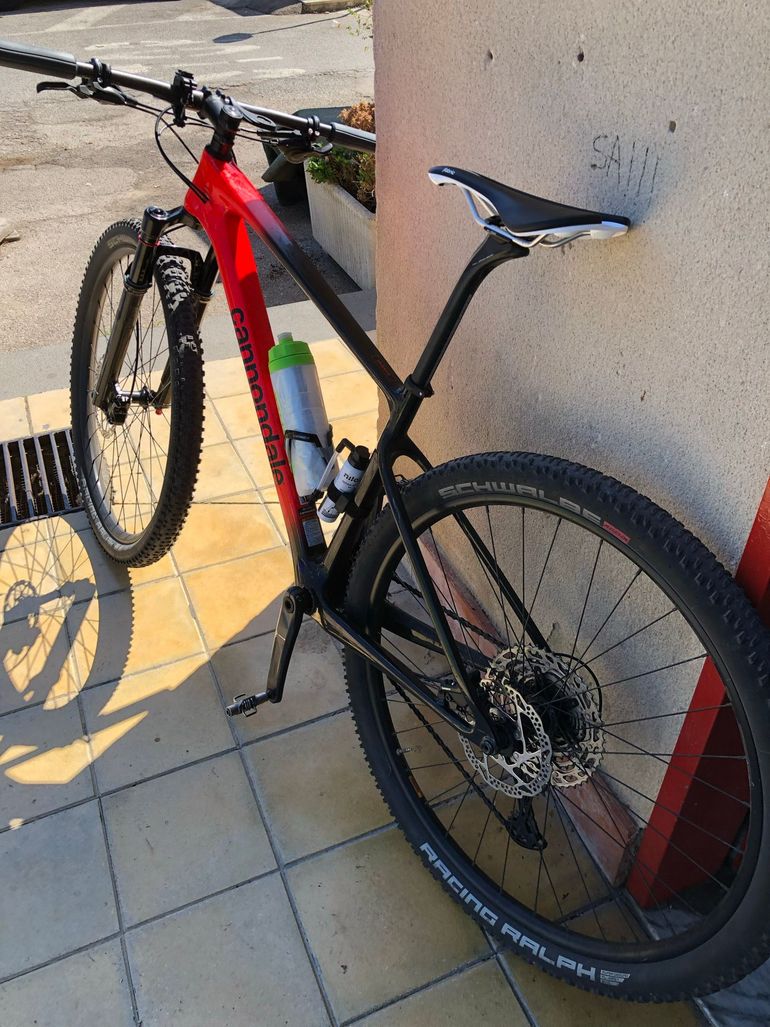Used Cannondale Scalpel Shimano Deore 2023 Mountainbike, Red — image 3 of 4