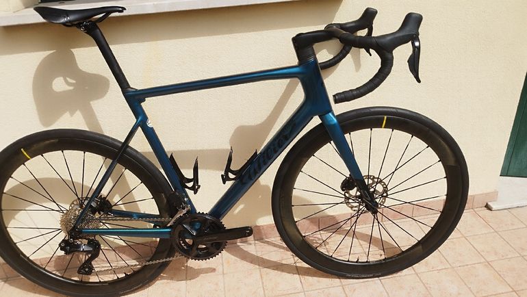 Used Wilier 0 Shimano 105 Di2 2023 Road & Gravel, Blue — image 2 of 15