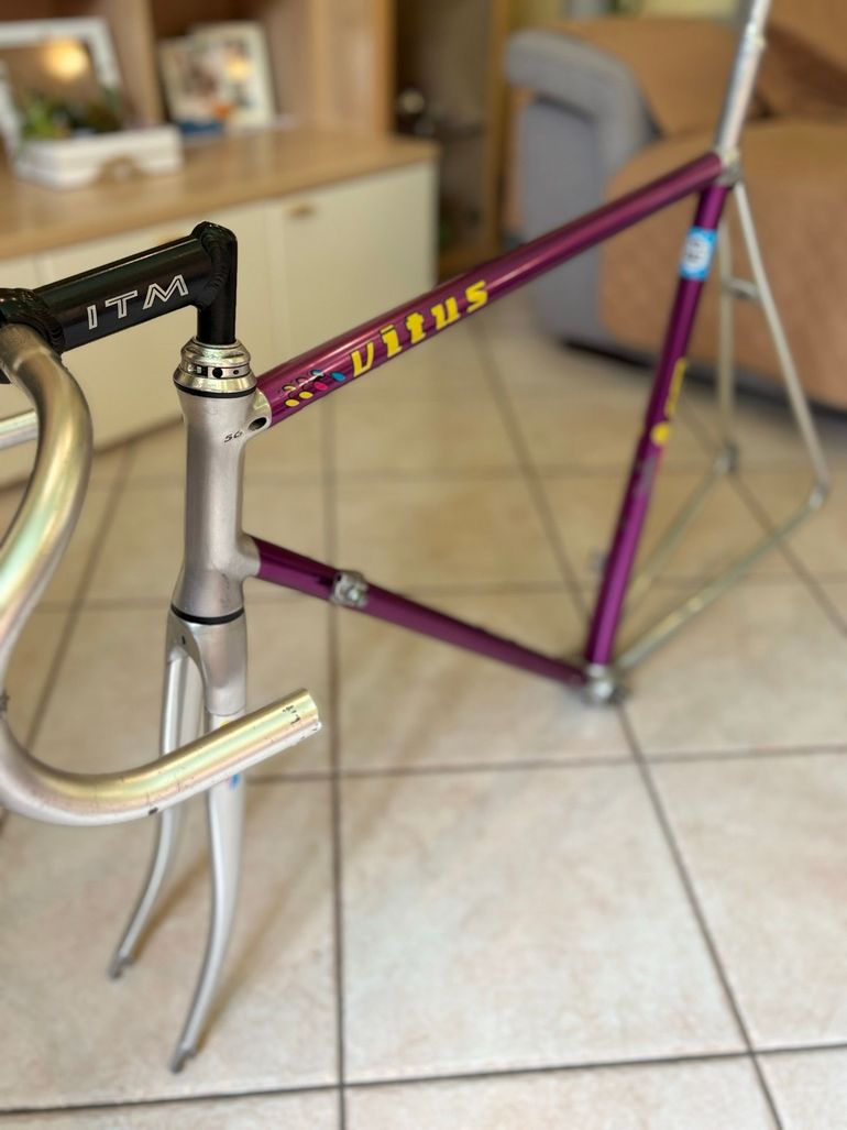 Used Vitus 992 Frameset 1990 Road & Gravel, Purple — image 3 of 21