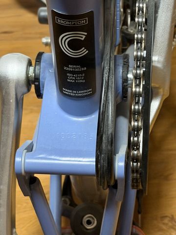 Used Brompton C Line Edition Explore 2023 2023 Urban, Light Gray — image 2 of 5