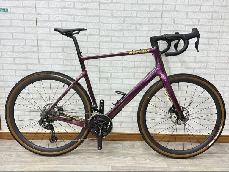 Used Cervélo Áspero-5 Shimano GRX Di2 2023 Road & Gravel, Red — image 2 of 9