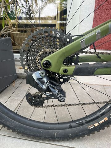 Cube Stereo ONE55 C:62 TM 29 2023 Mountainbike usato, Verde — immagine 13 di 17