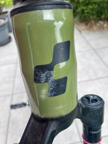 Cube Stereo ONE55 C:62 TM 29 2023 Mountainbike usato, Verde — immagine 8 di 17